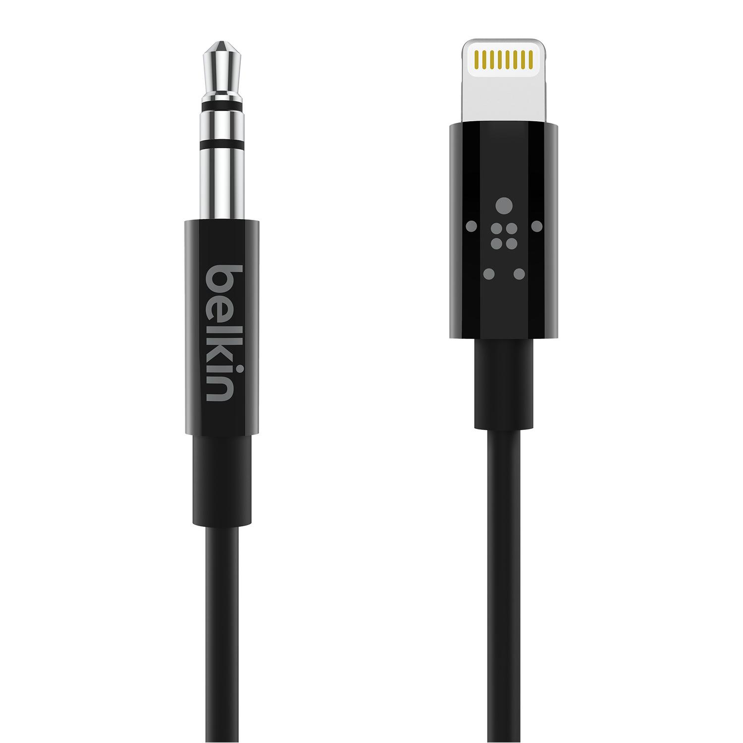 Cable Audio Lightning A Plug 3.5 De 90 Cm Negro - Belkin - JM